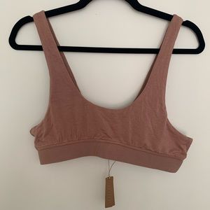 Skims Sleep Bra in Sienna